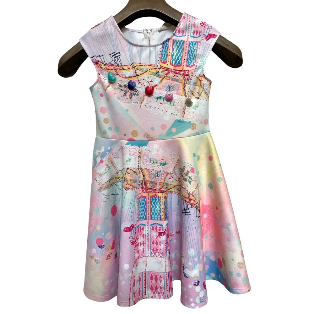 HANNAH BANANA GIRLS FIT AND FLARE DRESS SIZE 10